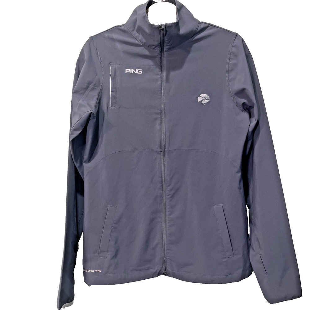 PING Jacket Womens Small Grey Brooke Full Zip Golf SensorWarm Athletic 14F3006